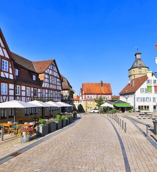 Marktplatz Neuenstein | © Touristikgemeinschaft Hohenlohe e. V. | Andi Schmid