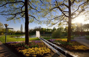 Wasserspiele im Hockenheimer Gartenschaupark | © T. Schwerdt