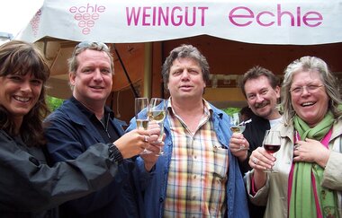 Besenwirtschaft Weingut Echle | Brackenheim-Neipperg | Gruppe | © Neckar-Zaber-Tourismus e.V.