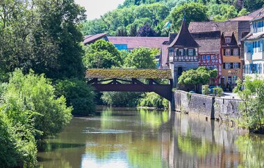 Holzbrücke in Schwäbisch Hall | © Hohenlohe Schwäbisch Hall