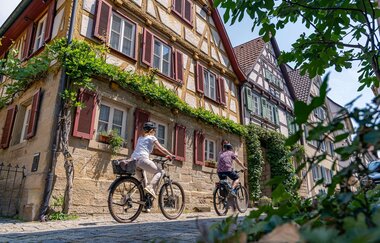 Neckartal-Radweg Marbach Holdergassen | © Maximilian Semsch_Geschäftsstelle Neckartal-Radweg