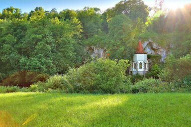 Sagenumwobene Wallfahrtskapelle St. Wendel zum Stein, Dörzbach | © Touristikgemeinschaft Hohenlohe, Künzelsau | Andi Schmid