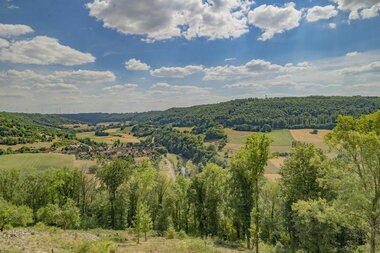 Blick von Langenburg ins Jagsttal | © Hohenlohe + Schwäbisch Hall Tourismus e. V.