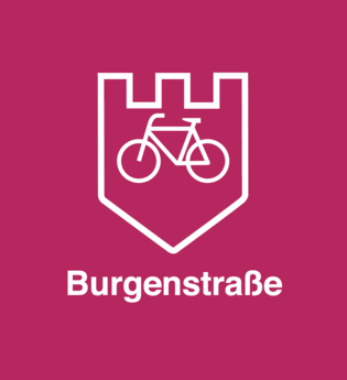 Radweg "Burgenstraße": Etappe 1 Mannheim – Heilbronn | © Die Burgenstraße e.V.