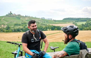 Verbindungsstrecke Württemberger Weinradweg - Badischer Weinradweg | © Kraichgau Stromberg Tourismus e.V. - Christian Ernst