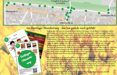 Wein-Radreise 6. Etappe: Schmucke Weindörfer | © Mundartweg Dertingen